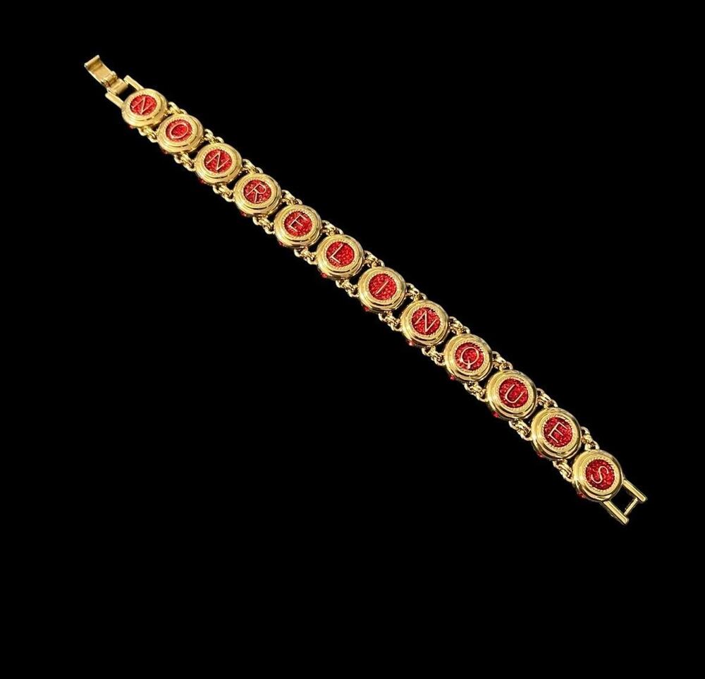 Vintage Camrose & Kross JBK Jackie Kennedy Wedding Nonrelinques Bracelet